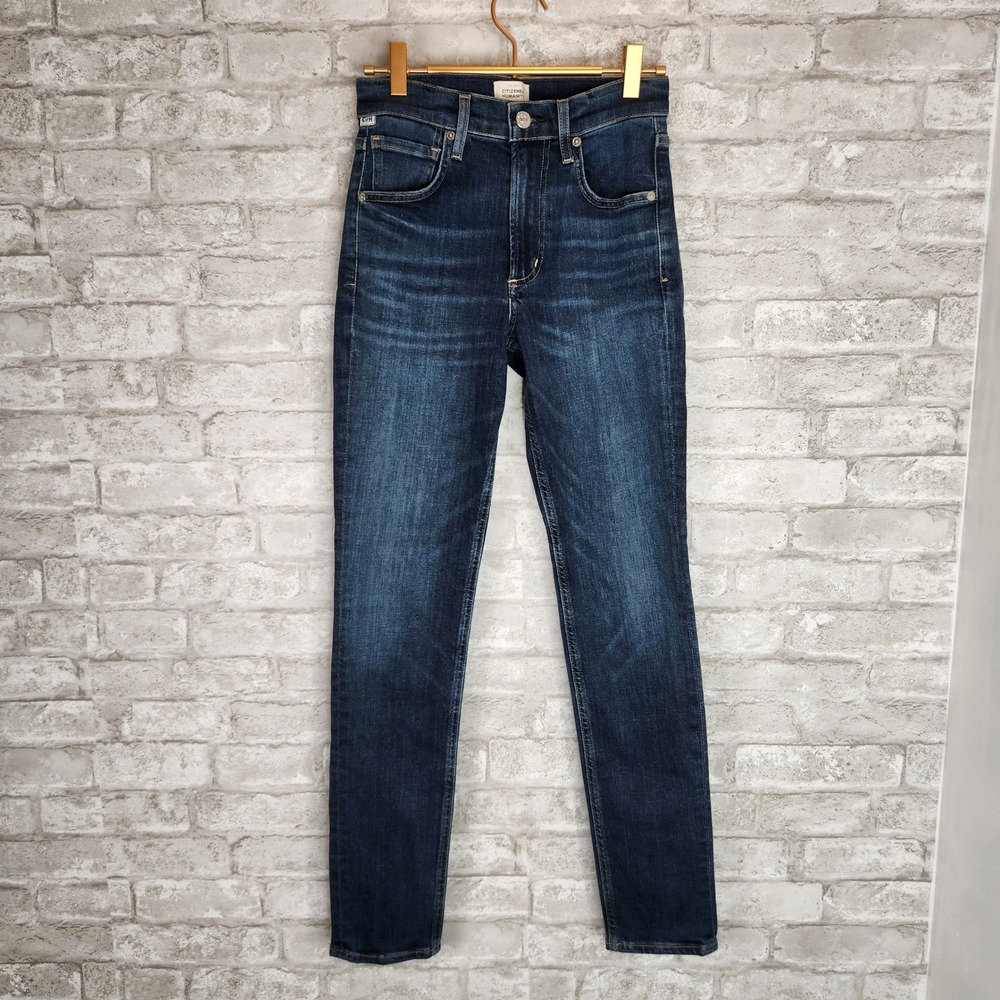 Citizens of Humanity Sloane‎ Jeans Dark Indigo Cotton Blend Premium Vintage 24